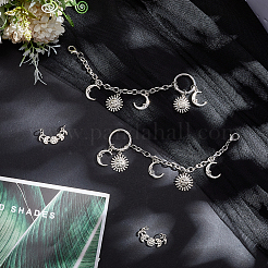 4 stücke 2 stile legierung schuhe charme&nbsp;HJEW-DR00294