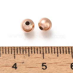 Cremagliera perle di ottone di placcatura&nbsp;KK-K373-08B-RG