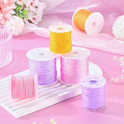 6 rollo de cordón trenzado de nailon de 6 colores&nbsp;NWIR-TA0001-46B