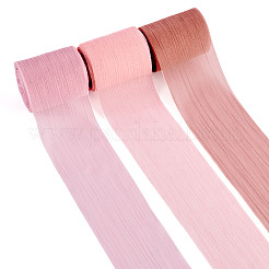 3 rouleau de ruban polyester froissé 3 couleurs&nbsp;OCOR-TA0002-98B