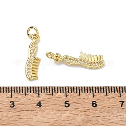 Pendentifs en laiton zircon cubique transparent&nbsp;KK-K420-12G