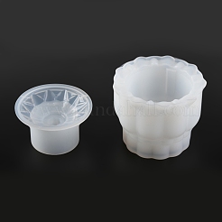 Caja de almacenamiento molde de tarro de vidrio moldes de silicona&nbsp;DIY-P019-10