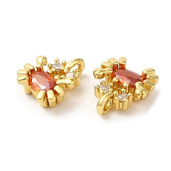 Colgante micropavé cubic zirconia de latón&nbsp;KK-M246-33G