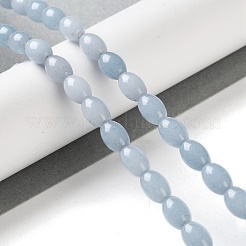 Natürliche weiße Jade perlen Stränge&nbsp;G-I369-B18-01D