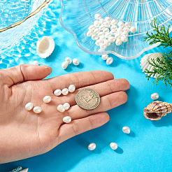 50 perles de culture d'eau douce naturelles&nbsp;PEAR-TA0001-45