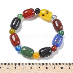 Bracelets à talons naturels en agate&nbsp;G-P570-01E