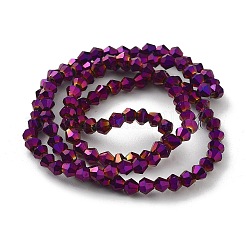 Fili di perle di vetro placcato&nbsp;EGLA-R094-3mm-05
