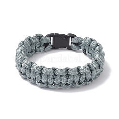 7 braccialetti intrecciati in cordino di poliestere e spandex con anima interna per uomo e donna&nbsp;BJEW-JB12509-01