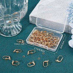 50 x Brisur-Ohrring-Zubehörse aus Messing&nbsp;DIY-CN0002-22