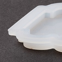 Stampi per statue in silicone con silhouette di visualizzazione di Babbo Natale a tema natalizio fai-da-te&nbsp;DIY-F114-03