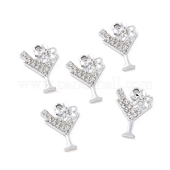 Legierung Kristall Strass Anhänger&nbsp;ALRI-H004-28P