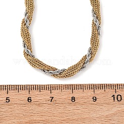 Colliers à chaîne en acier inoxydable 304 de 4 mm&nbsp;NJEW-Z095-01GP-01