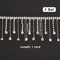 1 Yard Messing Strass Strass Ketten&nbsp;CHC-GA0001-04