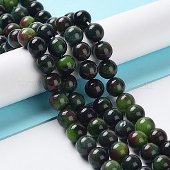 Gefärbte natürliche malaysia jade perlen stränge&nbsp;X-G-G021-02B-06