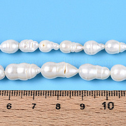 Perles de perles de keshi baroques naturelles&nbsp;PEAR-S020-F14-01