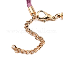 12 pz 12 colori braccialetti in poliestere&nbsp;BJEW-P340-06G