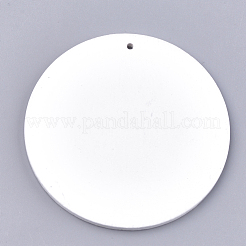 Gros pendentifs en bois imprimés&nbsp;WOOD-S042-38