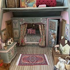Mini tapis en nylon de style turc&nbsp;AJEW-TA0003-66B