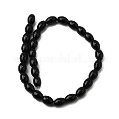 Brins de perles d'onyx noir naturel&nbsp;G-F801-F02-03