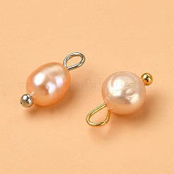 12 stücke 2 farben natürliche zucht süßwasser birne zwei seiten poliert charms&nbsp;FIND-YW0004-28