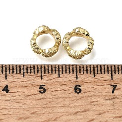 Laiton micro pavé de perles de zircone cubique claires&nbsp;KK-K427-02B-G