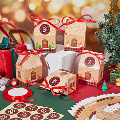 Weihnachtliche bonbonschachteln aus karton&nbsp;CON-WH0086-040
