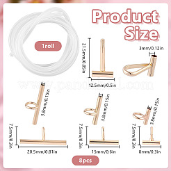Convertitore da spillo a ciondolo in ottone di 4 stile&nbsp;FIND-DR0002-36B