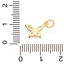 Ottone micro spianare fascino zirconi&nbsp;KK-C087-08G