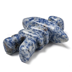 Natürliche blaue Punktjaspis geschnitzte heilende Figuren in menschlicher Form&nbsp;DJEW-D012-03C