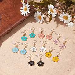 Sakura-Blumen-Emaille-Ohrringe&nbsp;EJEW-JE04863