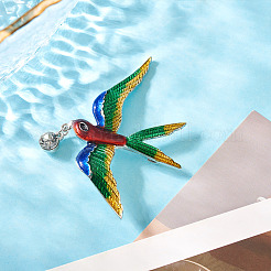 Épingles en émail strass&nbsp;JEWB-TADJ0001-03B