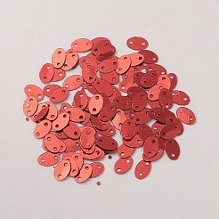 Schmuckzubehör Kunststoff paillette / pailletten links&nbsp;LS-X-PVC-E001-10-YD03