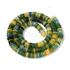 Gefärbt natürlichen weißen Jade Perlen Stränge&nbsp;G-T142-6mm-05D