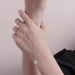 30 pendentif en fil d'acier et 2 styles en acier inoxydable 304&nbsp;STAS-DC0012-65