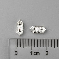 Entrepiezas de puente de latón oriente medio rhinestone&nbsp;RSB021NF-2