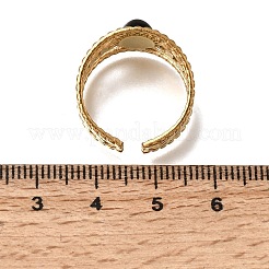 Offene Manschettenringe aus Edelstahl 304&nbsp;RJEW-F213-03G-10
