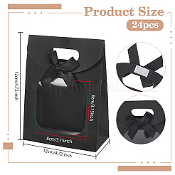 Rechteckige Geschenktüten aus Kraftpapier&nbsp;ABAG-WH0062-14A-1