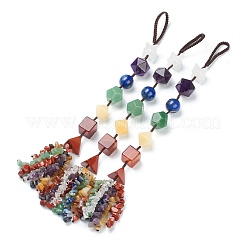 Ornamento appeso chakra forma geometrica&nbsp;AJEW-I059-05