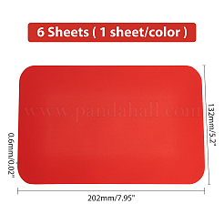 6 hoja de red de fibra de pvc de 6 colores&nbsp;FIND-AR0001-15