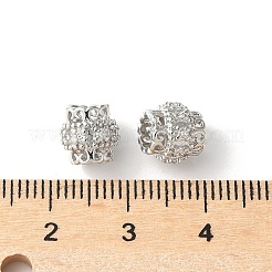 Ottone micro spianare perline europei zirconi&nbsp;KK-U067-08P-06