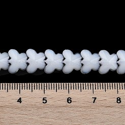 Abalorios de vidrio jade de imitación hebras&nbsp;EGLA-L045-I-A07