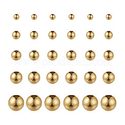 400 pièce 5 perles en acier inoxydable 304 de style&nbsp;STAS-MP0001-10