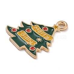 Noël alliage thème pendentifs émail&nbsp;ENAM-Z019-01H