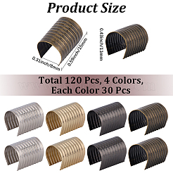 120 embout de sertissage pliable en fer&nbsp;IFIN-CL0001-16