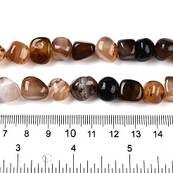 Natürlich gefärbte und erhitzte Achatperlenstränge&nbsp;G-N342-65A