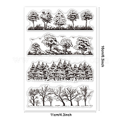 Individuelle transparente Stempel aus PVC-Kunststoff&nbsp;DIY-WH0448-0356