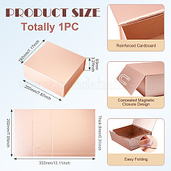 Estuches de regalo de papel plegables y rectangulares&nbsp;CON-TAC0019-001A