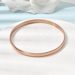 Bracelets simples en acier inoxydable 304 pour femmes et hommes&nbsp;BJEW-Z167-01M-04