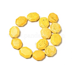 Natürliche Magnesit-Nuggets-Perlenstränge&nbsp;TURQ-L011-01B