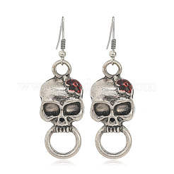 Ohrringe mit Totenkopf-Motiv aus Legierung&nbsp;NN1377